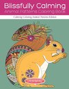 Blissfully Calming Animal Patterns Coloring Book