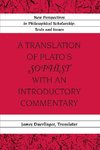 A Translation of Plato's «Sophist» with an Introductory Commentary