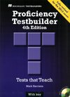 Proficiency Testbuilder 2013 Student's Book +key Pack  4/E