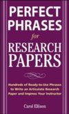 Perfect Phrases for Research Papers