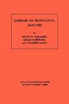 Seminar on Micro-Local Analysis