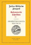 Gesammelte Schriften, IV, Apophthegmata teutsch