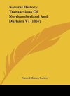 Natural History Transactions Of Northumberland And Durham V1 (1867)