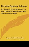 For And Against Tobacco