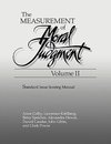 The Measurement of Moral Judgement, Volume II