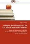 Analyse des dimensions de L''Ouverture Emotionnelle'