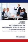An Evaluation of the Performance of Public Sector Organizations(PSOs):