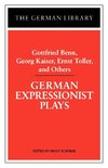 German Expressionist Plays