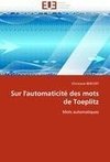 Sur l''automaticité des mots de Toeplitz