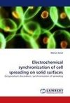 Electrochemical synchronization of cell spreading on solid surfaces