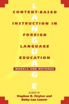 Content-Based Instruction in Foreign Language Education
