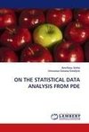 ON THE STATISTICAL DATA ANALYSIS FROM PDE