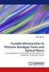 Tunable Microcavities In Photonic Bandgap Yarns and Optical Fibers