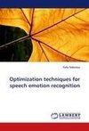 Optimization techniques for speech emotion recognition