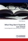 What They Don't Teach At Law School