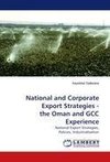 National and Corporate Export Strategies - the Oman and GCC Experience