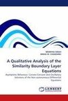A Qualitative Analysis of the Similarity Boundary Layer Equations