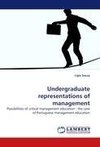 Undergraduate representations of management