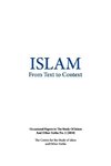Islam from Text to Context