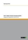 Das 6. Gebot ist keine Formalvorschrift