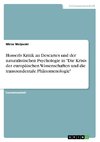 Husserls Kritik an Descartes und der naturalistischen Psychologie in 