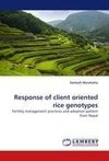 Response of client oriented rice genotypes