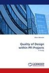 Quality of Design within PFI Projects