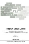 Program Design Calculi