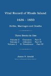 Vital Record of Rhode Island 1636-1850