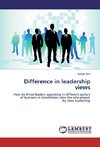 Difference in leadership views