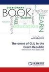 The onset of CLIL in the Czech Republic