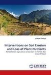 Interventions on Soil Erosion and Loss of Plant Nutrients