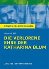 Die verlorene Ehre der Katharina BlumTextanalyse und Interpretation zu Heinrich Böll