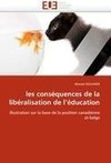 les conséquences de la libéralisation de l'éducation