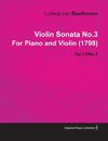 Violin Sonata No.3 by Ludwig Van Beethoven for Piano and Violin (1798) Op.12/No.3