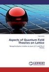 Aspects of Quantum Field Theories on Lattice