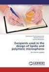 Excipients used in the design of lipidic and polymeric microspheres