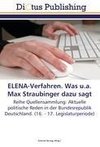 ELENA-Verfahren. Was u.a. Max Straubinger dazu sagt