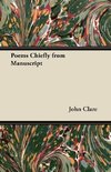 Poems Chiefly from Manuscript