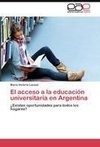 El acceso a la educación universitaria en Argentina