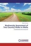 Biodiversity Assessment of Two Country Walks in Malta