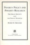Poverty Policy and Poverty Research (1976. Corr. 5th Printing)