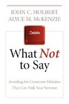 What Not to Say