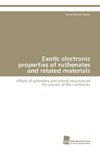 Exotic electronic properties of ruthenates and related materials