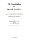 Die Tagebücher von Joseph Goebbels Teil 1. August 1938 - Juni 1939