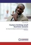 Factors limiting  small business success