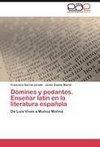 Dómines y pedantes.  Enseñar latín en la literatura española