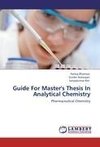 Guide For Master's Thesis In Analytical Chemistry