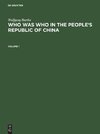 Who was Who in the People's Republic of China