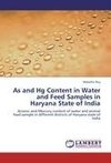 As and Hg Content in Water and Feed Samples in Haryana State of India